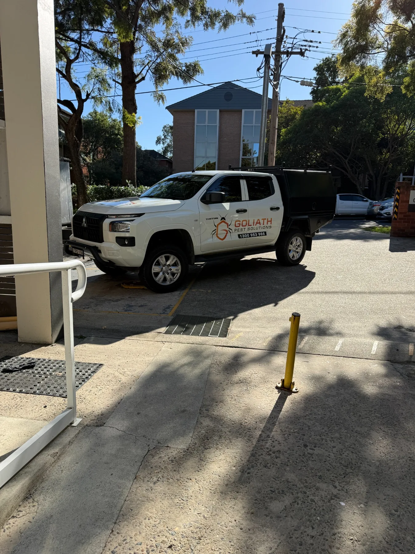 Goliath Pest Solutions commercial pest control vehicle